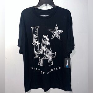 NWT Tony Hawk LA City Of Angels T-Shirt Black and White Mens XL
